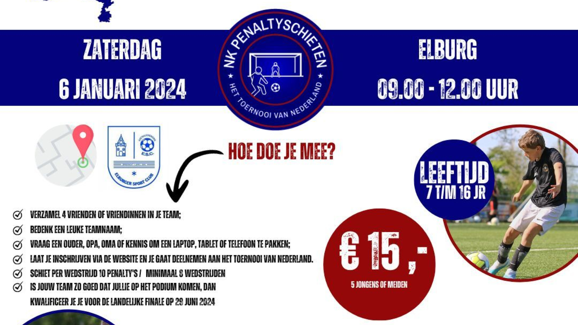 Foto: Voorronde NK Penaltyschieten bij ESC