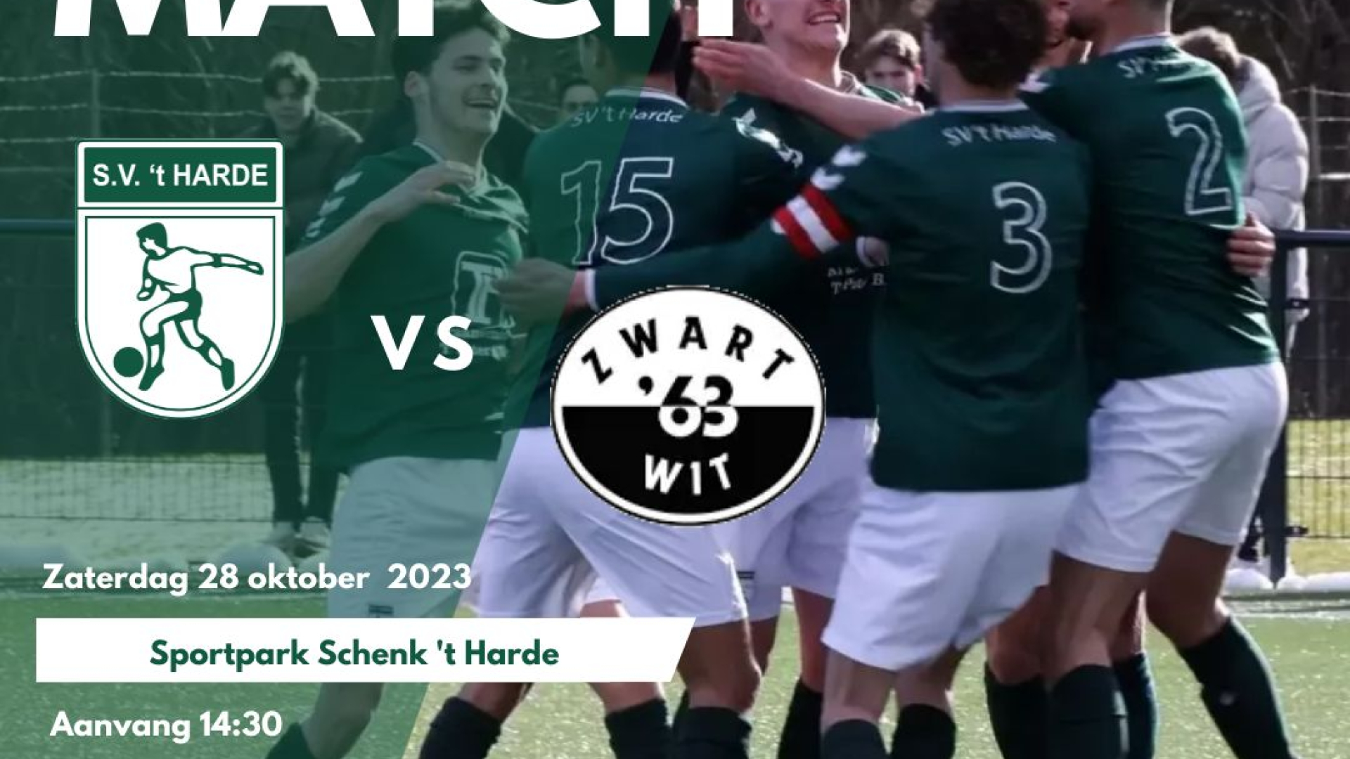 Foto: Voorbeschouwing S.V. ’t Harde – Zwart Wit ‘63
