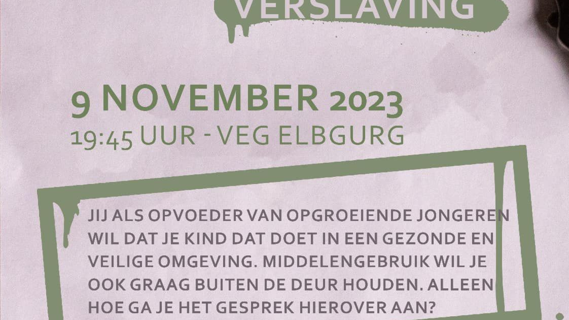 Foto: Informatieavond over verslaving