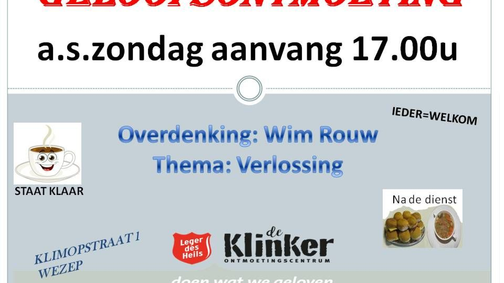Foto: Geloofsontmoeting in de Klinker