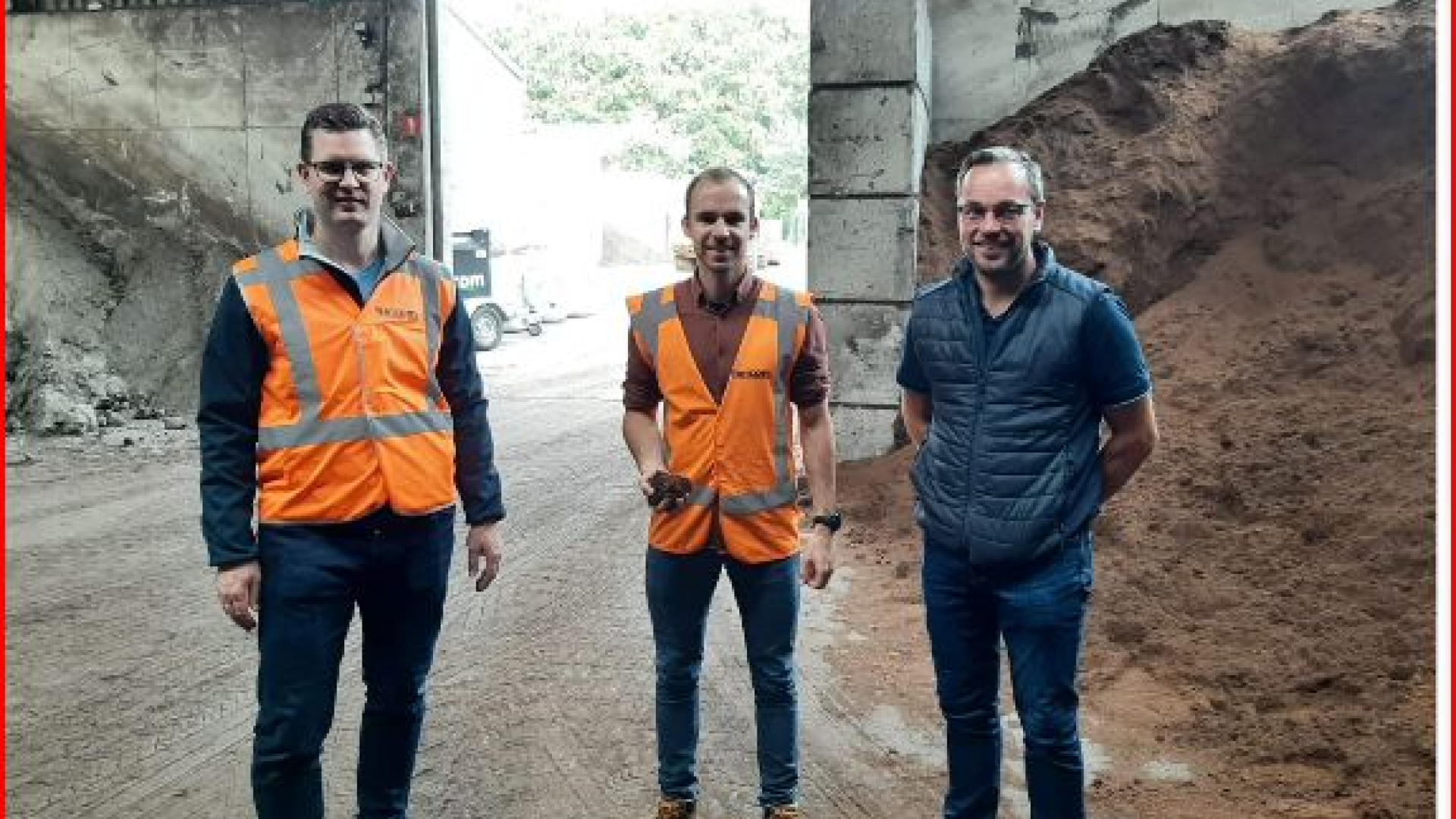 Foto: Werkbezoek SGP: Heicom, op goede gronden een gezonde groei