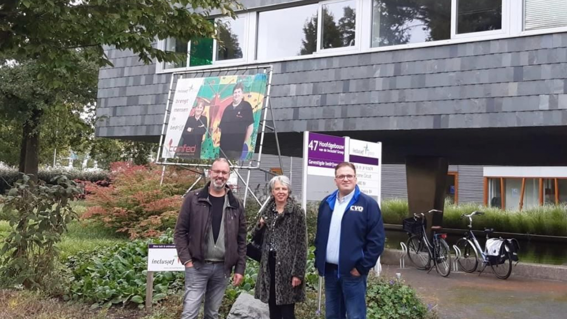Foto: CVO op de koffie bij de Inclusief Groep