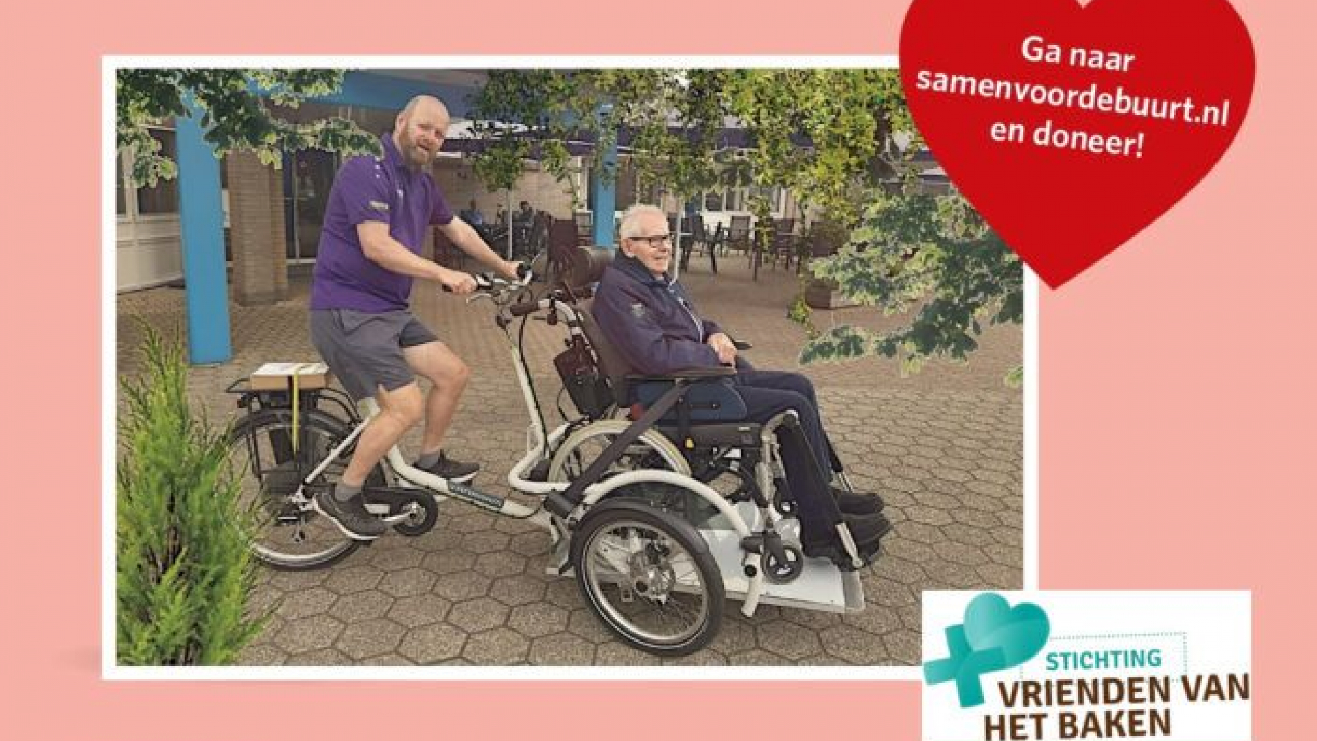 Foto: Crowdfundingsactie rolstoelfiets voor woonzorgcentrum De Voord