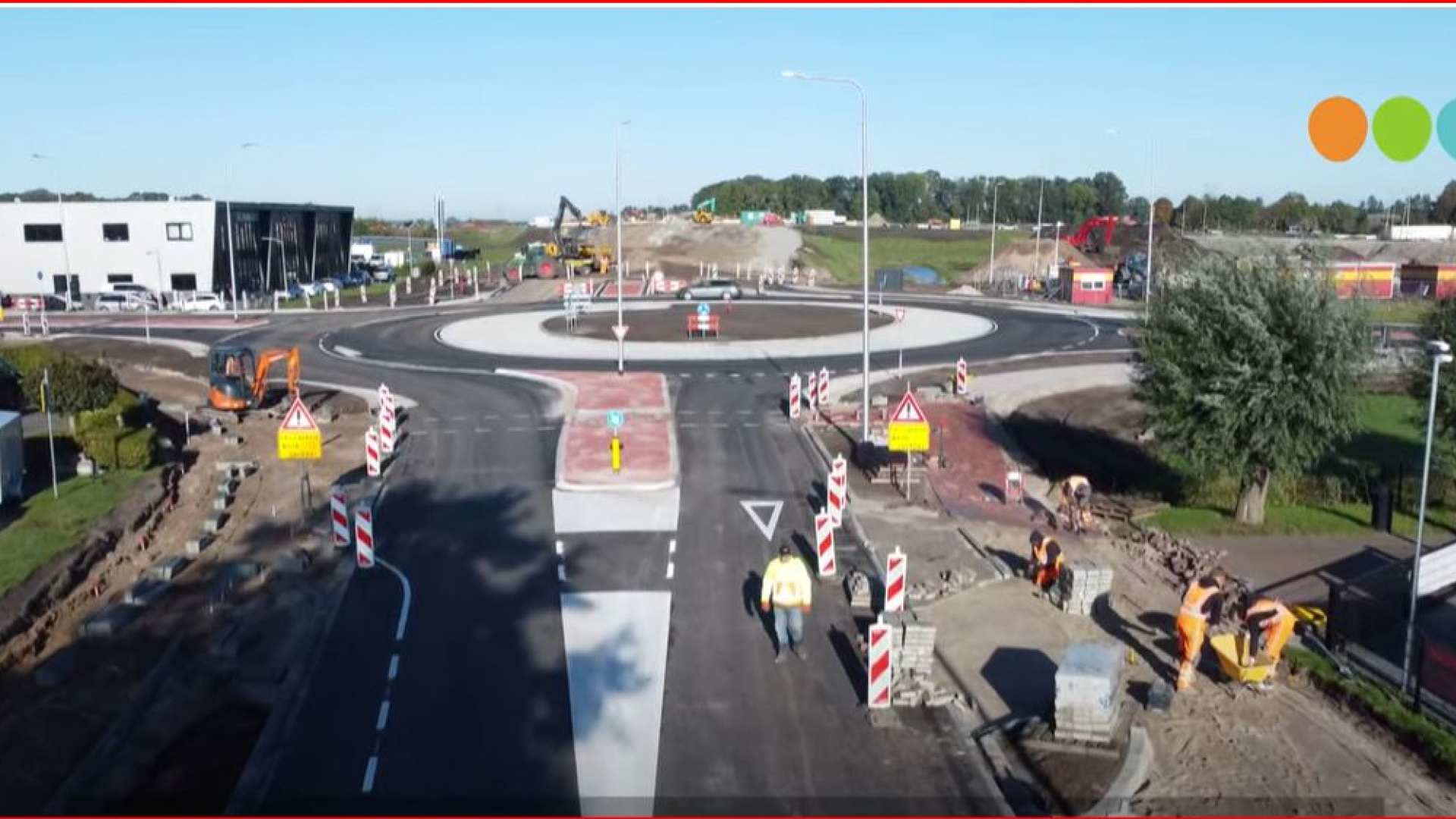 Foto: Nieuwe aansluiting A28 Wezep en H2O terrein (deel 13)