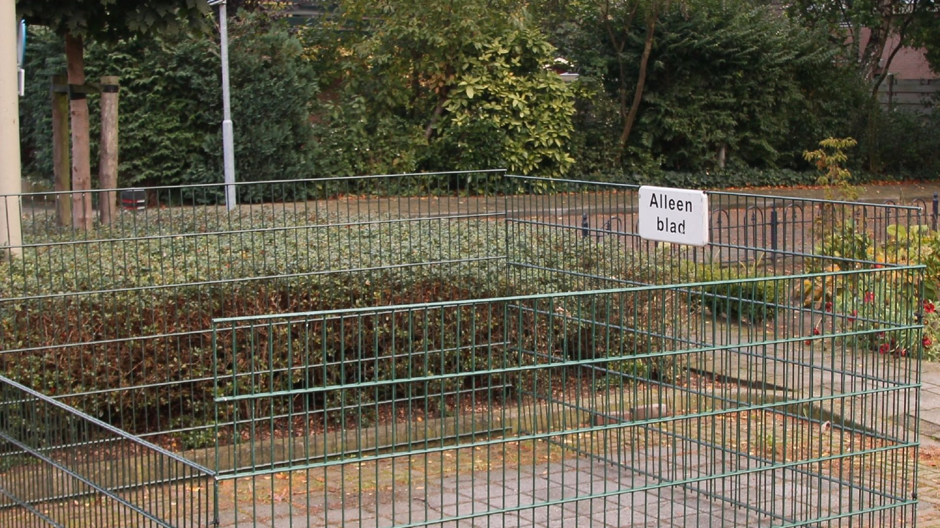 Foto: Bladkorven zijn weer geplaatst in de gemeente Elburg