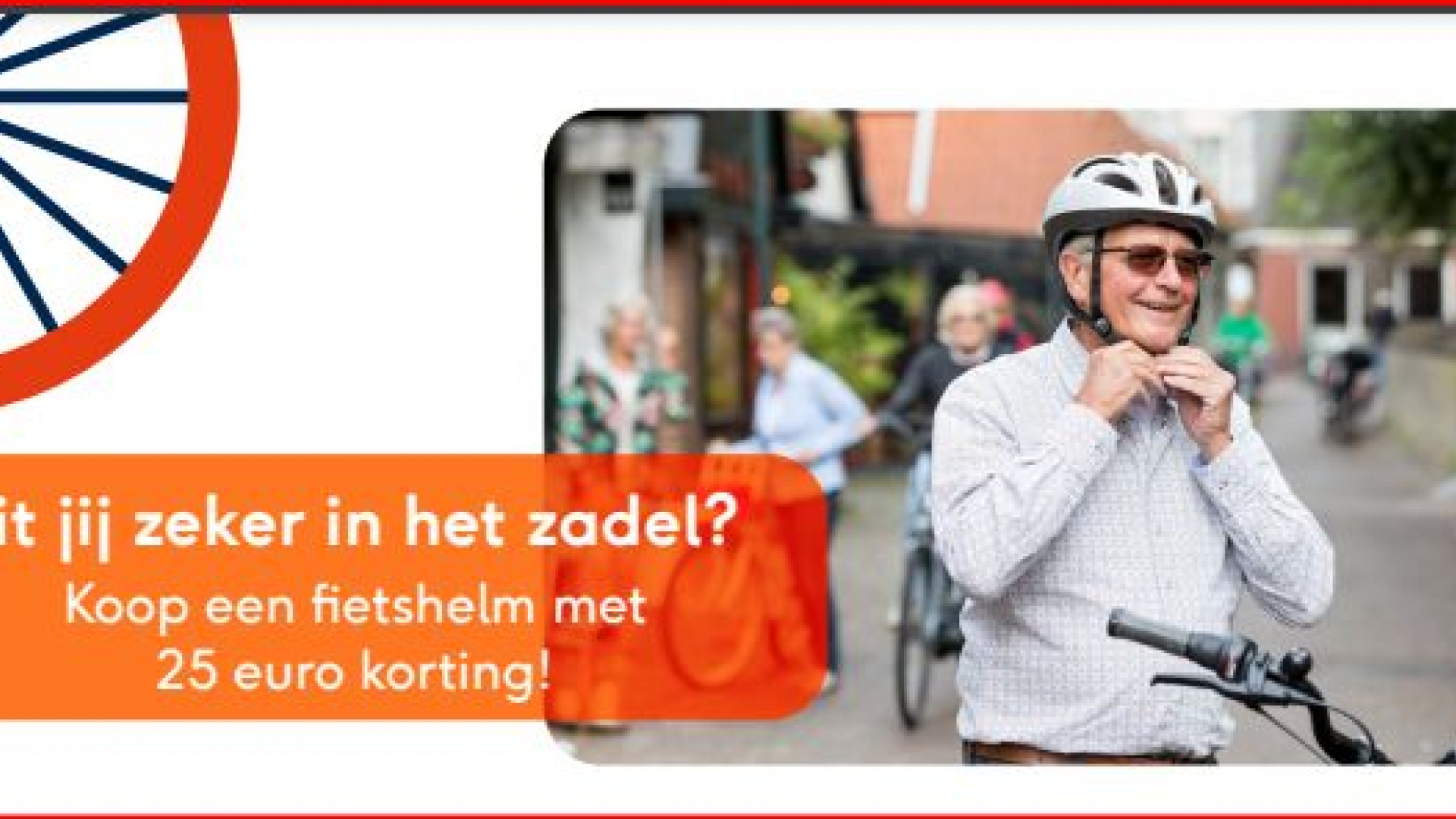 Foto: Koop jouw fietshelm met € 25,- korting in Gelderland