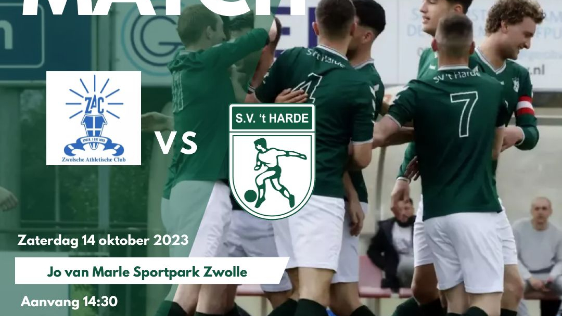 Foto: Vierde competitiewedstrijd ZAC – S.V. ‘t Harde