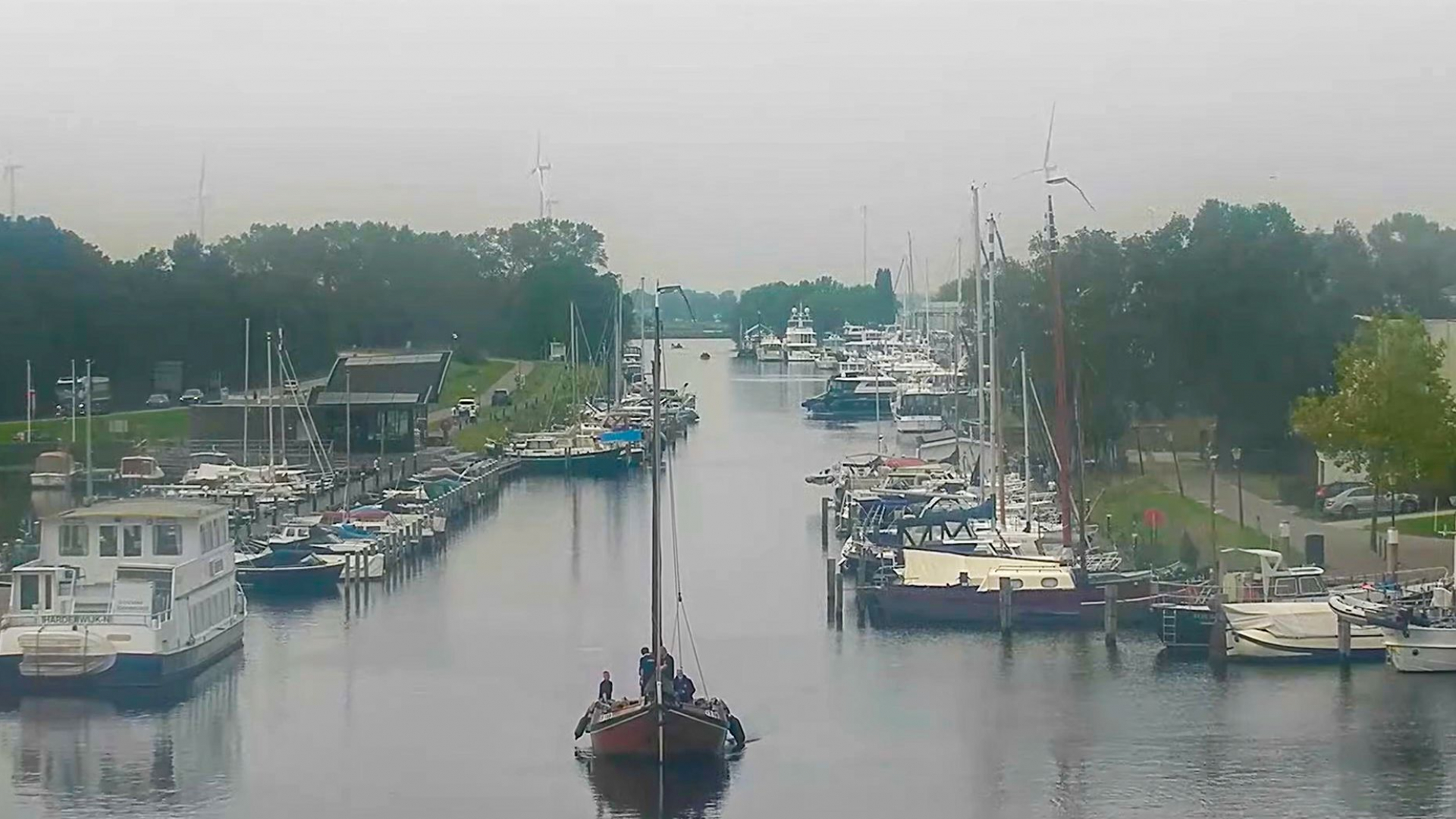 Foto: Webcam Elburger Haven werkt weer