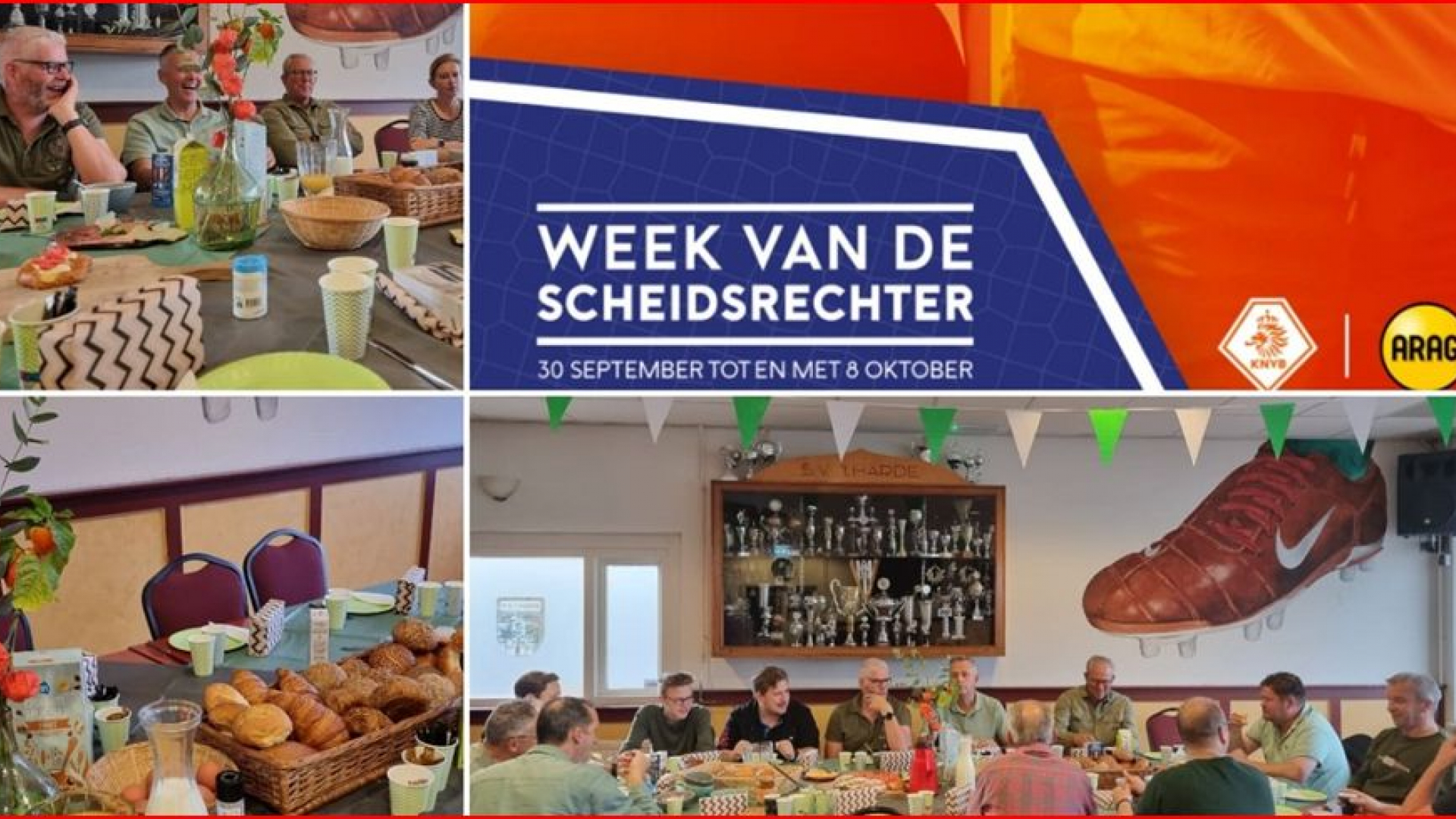 Foto: Week van de scheidsrechter bij SV 't Harde