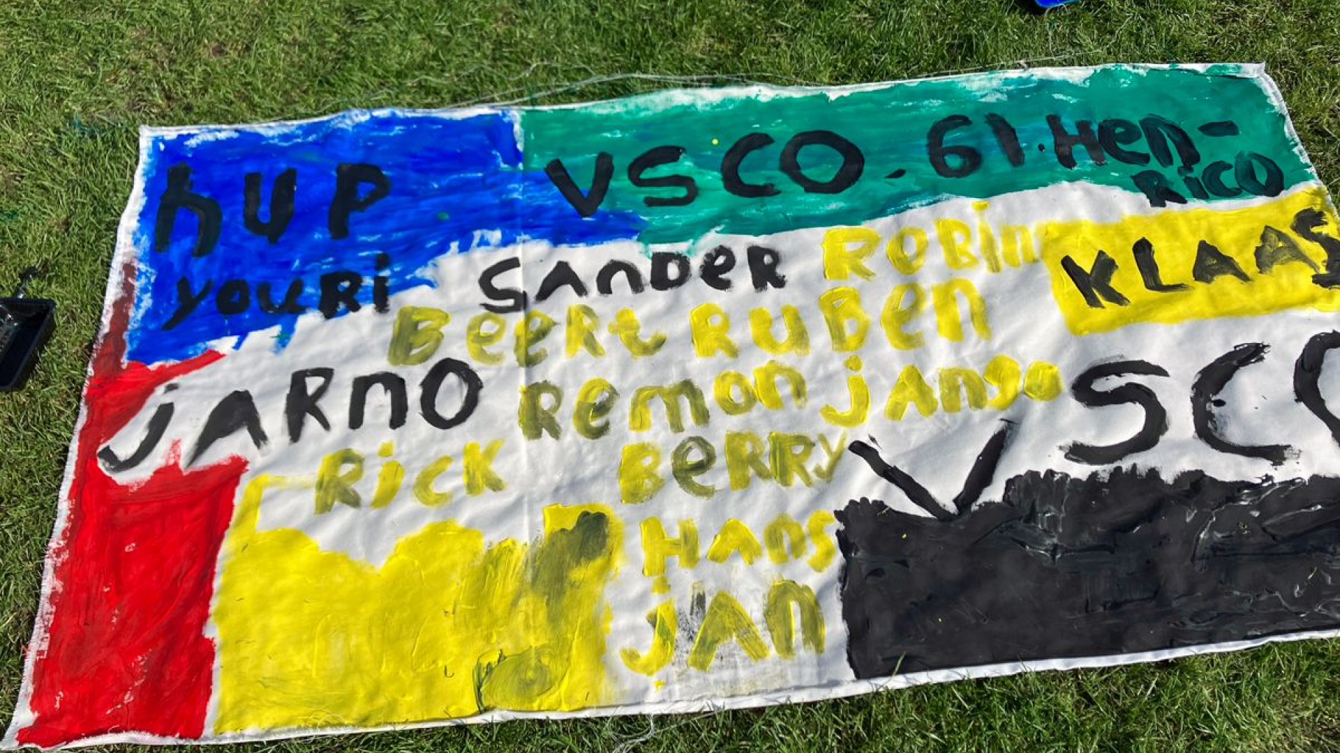Foto: Geslaagde spandoekenwedstrijd jeugd VSCO’61