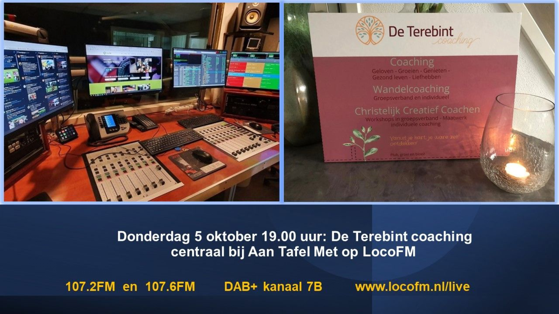 Foto: De Terebint coaching centraal bij Aan Tafel Met LocoFM