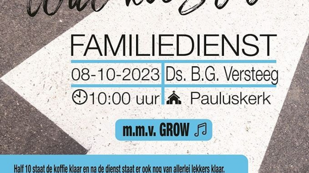 Foto: Familiedienst in de Pauluskerk
