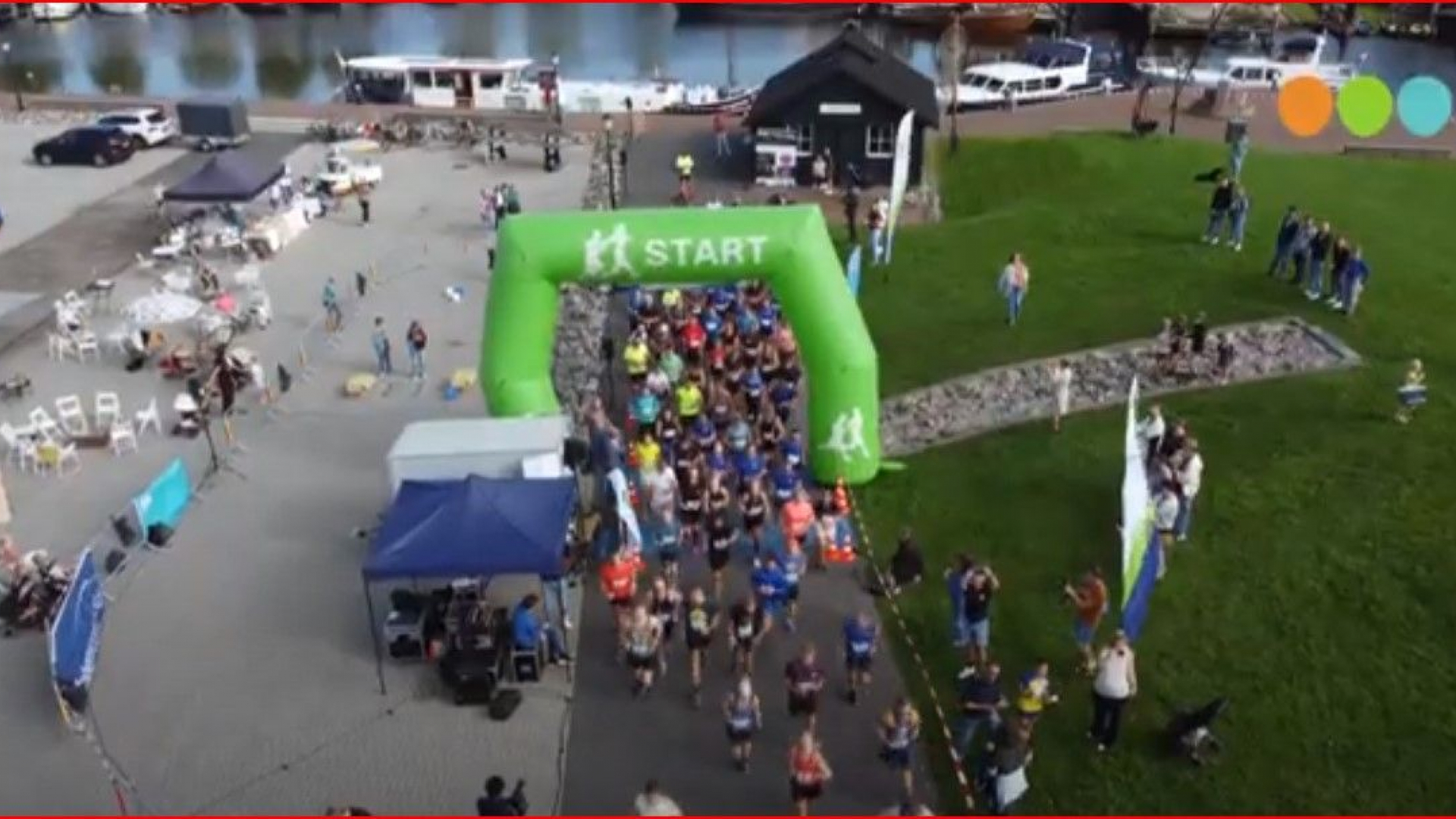 Foto: Eerste Havenloop  van Elburg