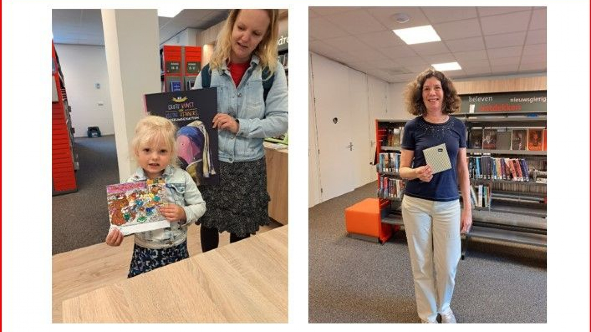 Foto: Prijswinnaars bibliotheek ‘t Harde