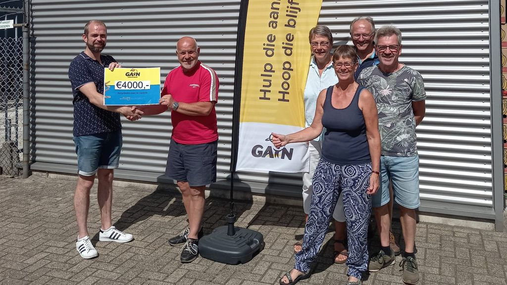 Foto: Diaconie haalt 4000 euro op voor Stichting GAIN