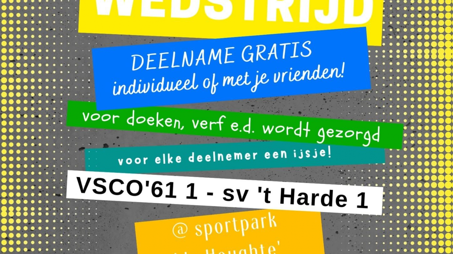 Foto: Spandoekwedstrijd jeugd VSCO’61