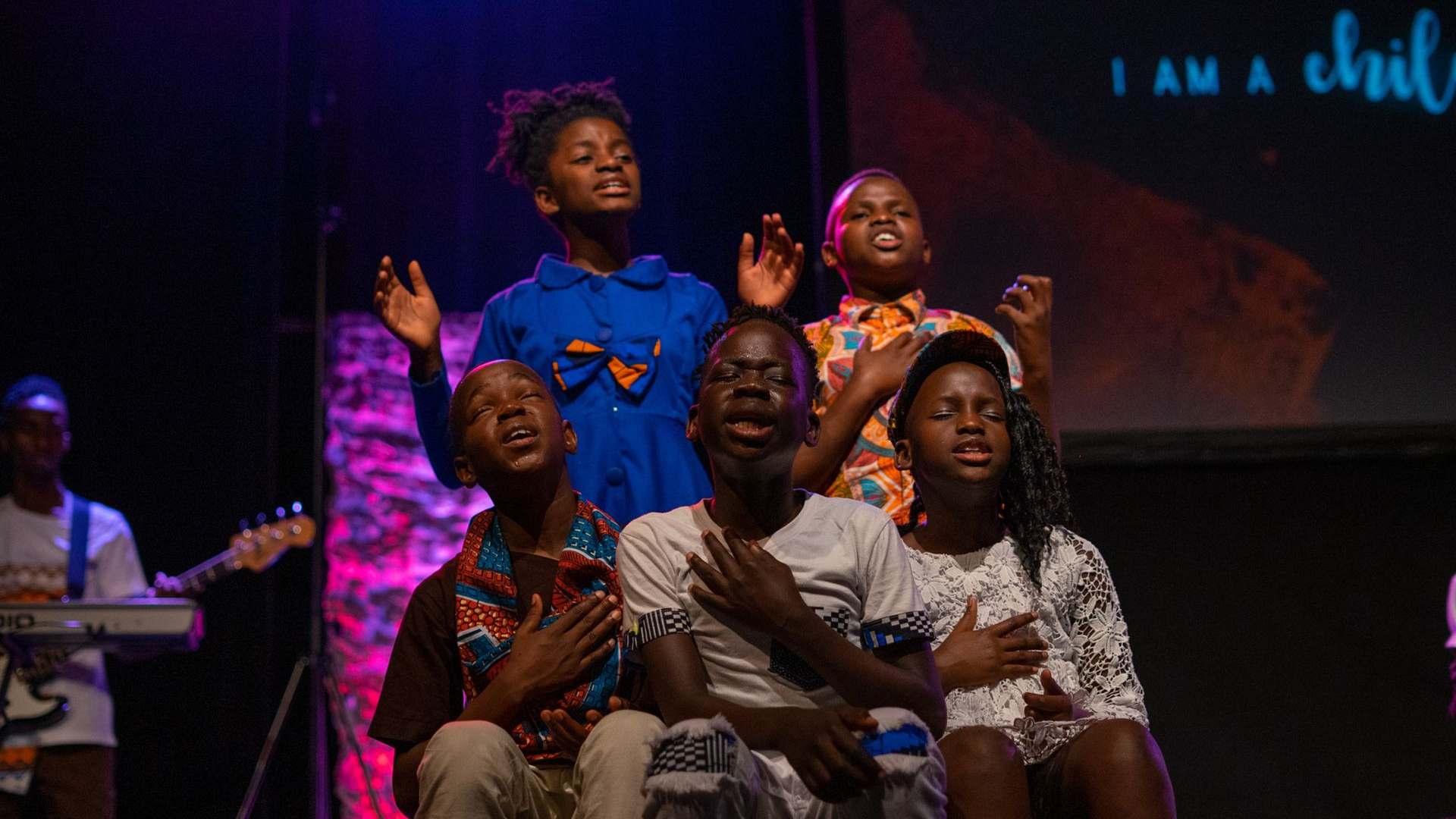Foto: Optreden van Watoto kinderkoor uit Oeganda