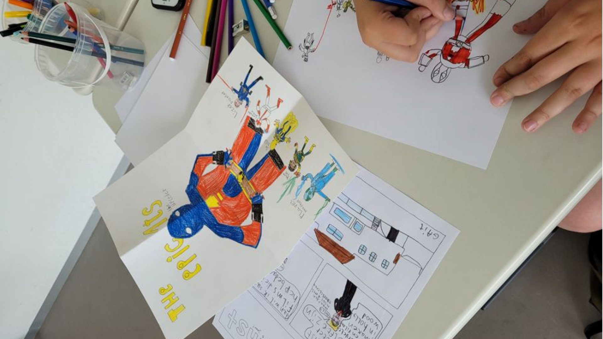 Foto: Creatieve workshop Striptekenen in Dijkpoort Hattem