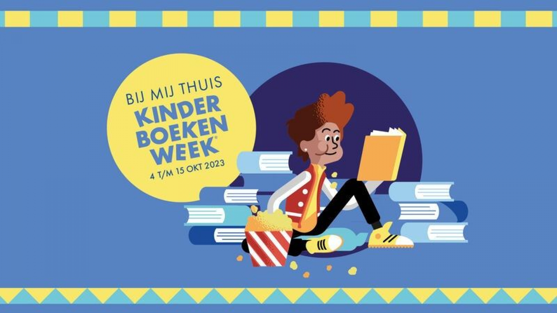 Foto: Thuis bij de bieb in de Kinderboekenweek