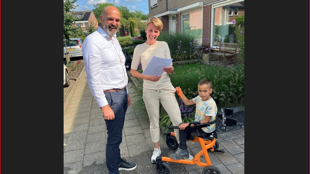 Foto: Mooi buurtinitiatief voor Nathan