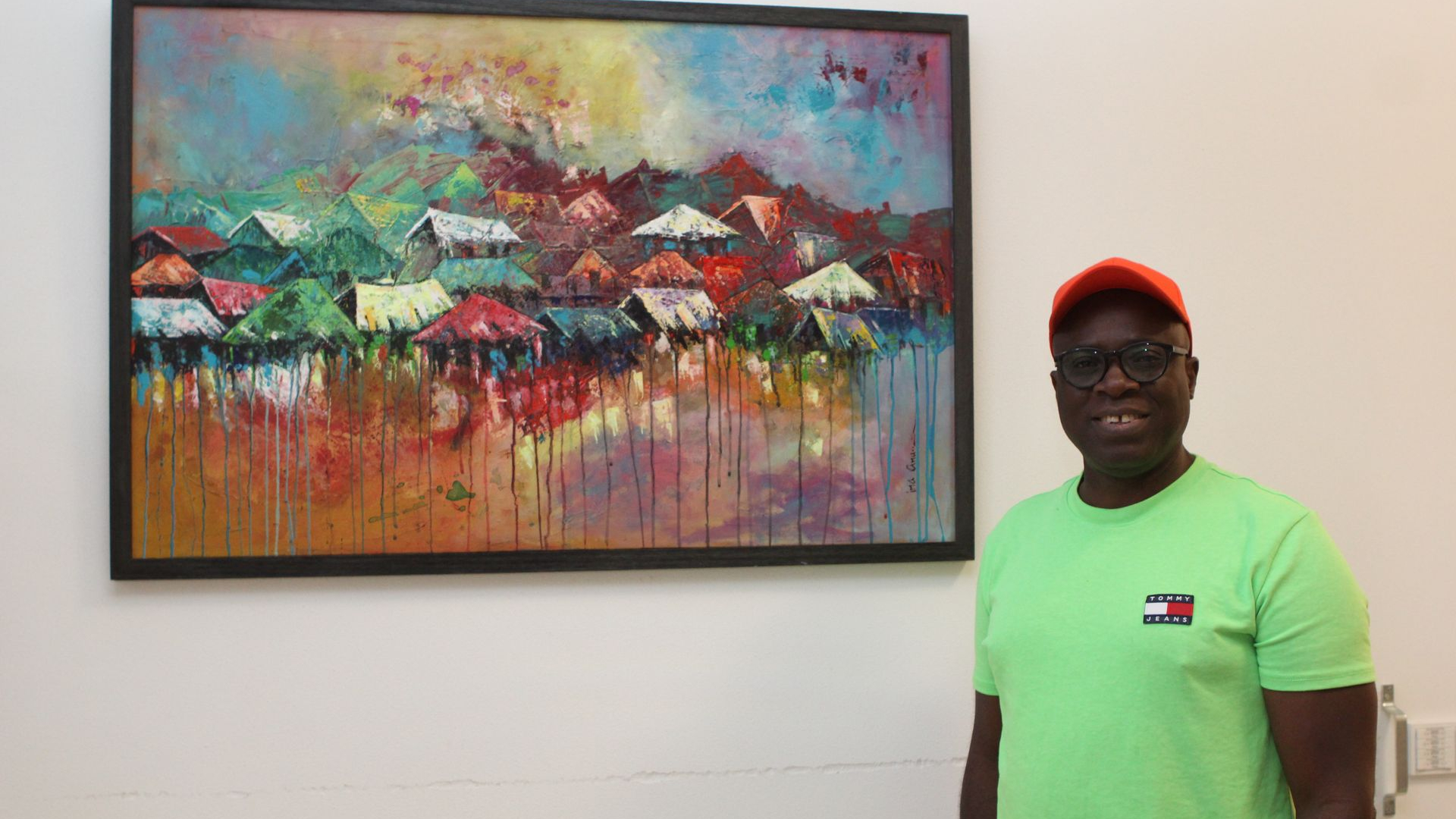 Foto: Expositie van Ima Amu in de Brinkhof