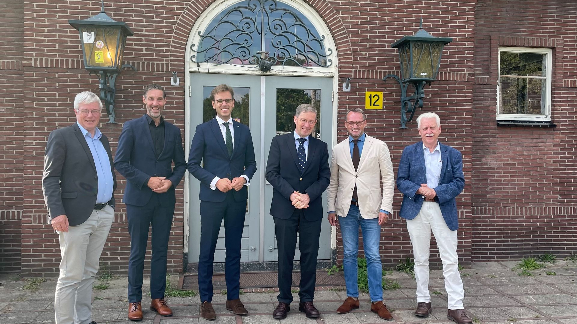 Foto: Gedeputeerde Klaas Ruitenberg bezoekt Noord-Veluwe