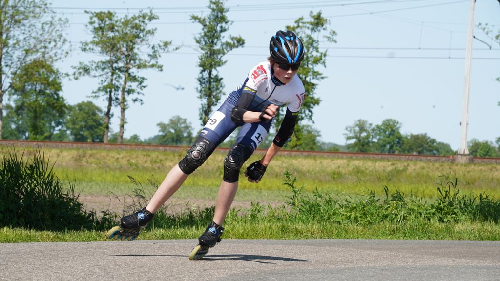 Foto: Finale regionale skeelerjeugdcompetitie in Oldebroek