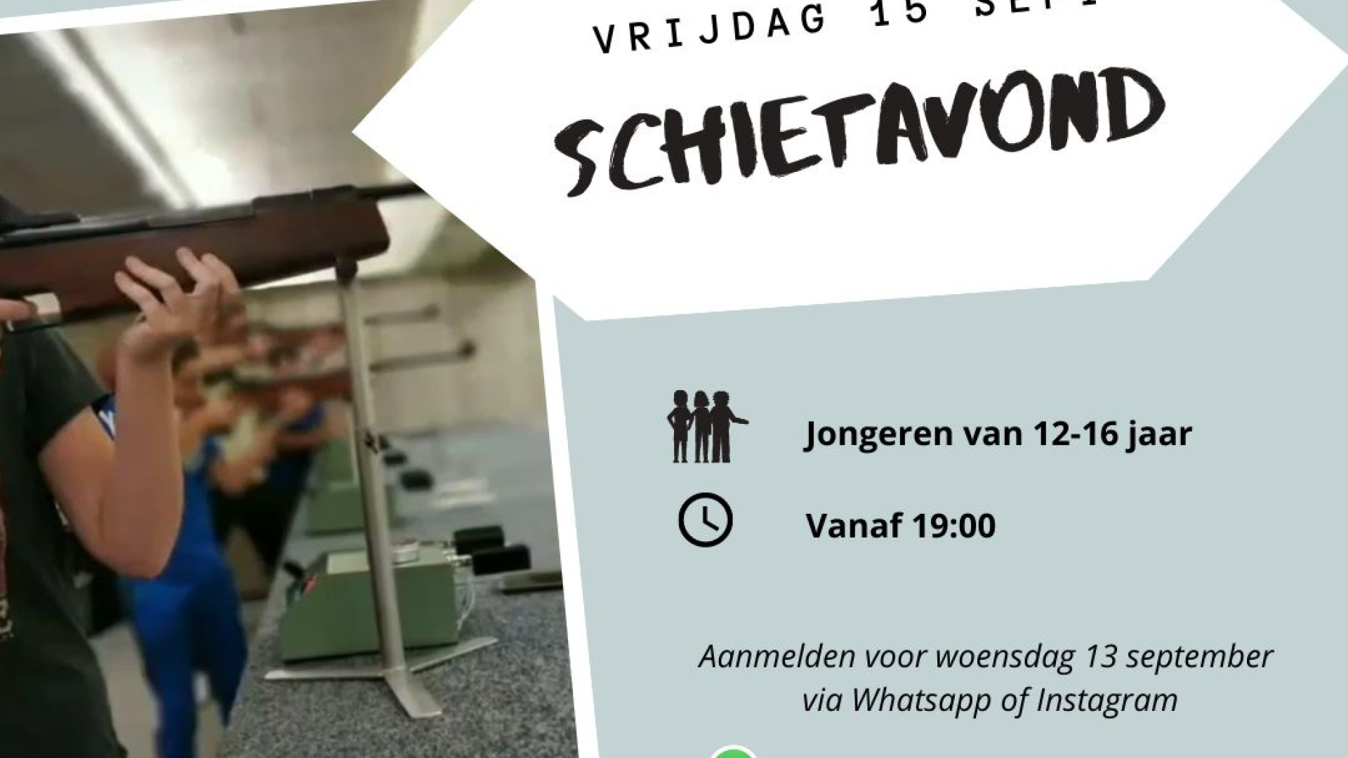 Foto: Schietavond op 15 september