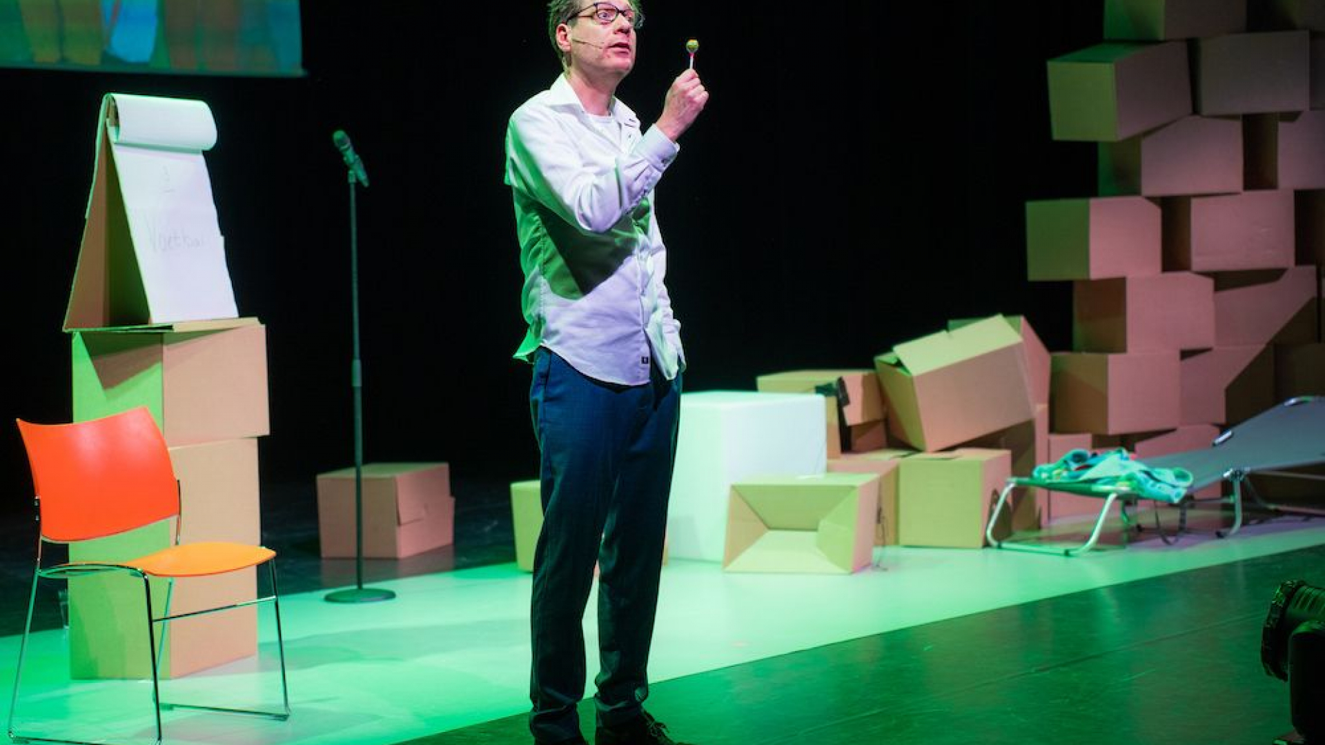 Foto: Theatervoorstelling voor ouders en vrijwilligers sportclubs