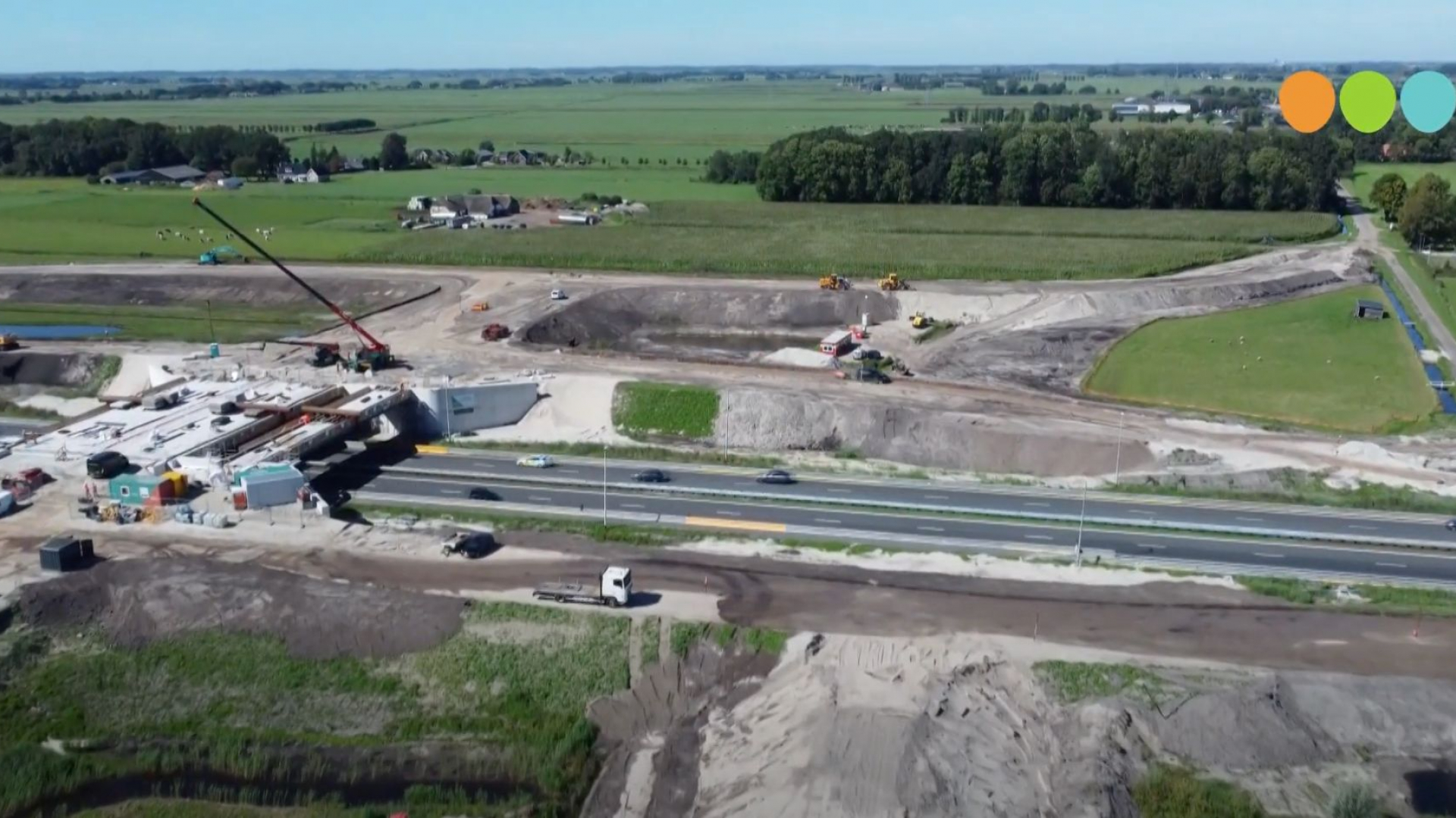Foto: Nieuwe op- en afrit A28: Deel 10