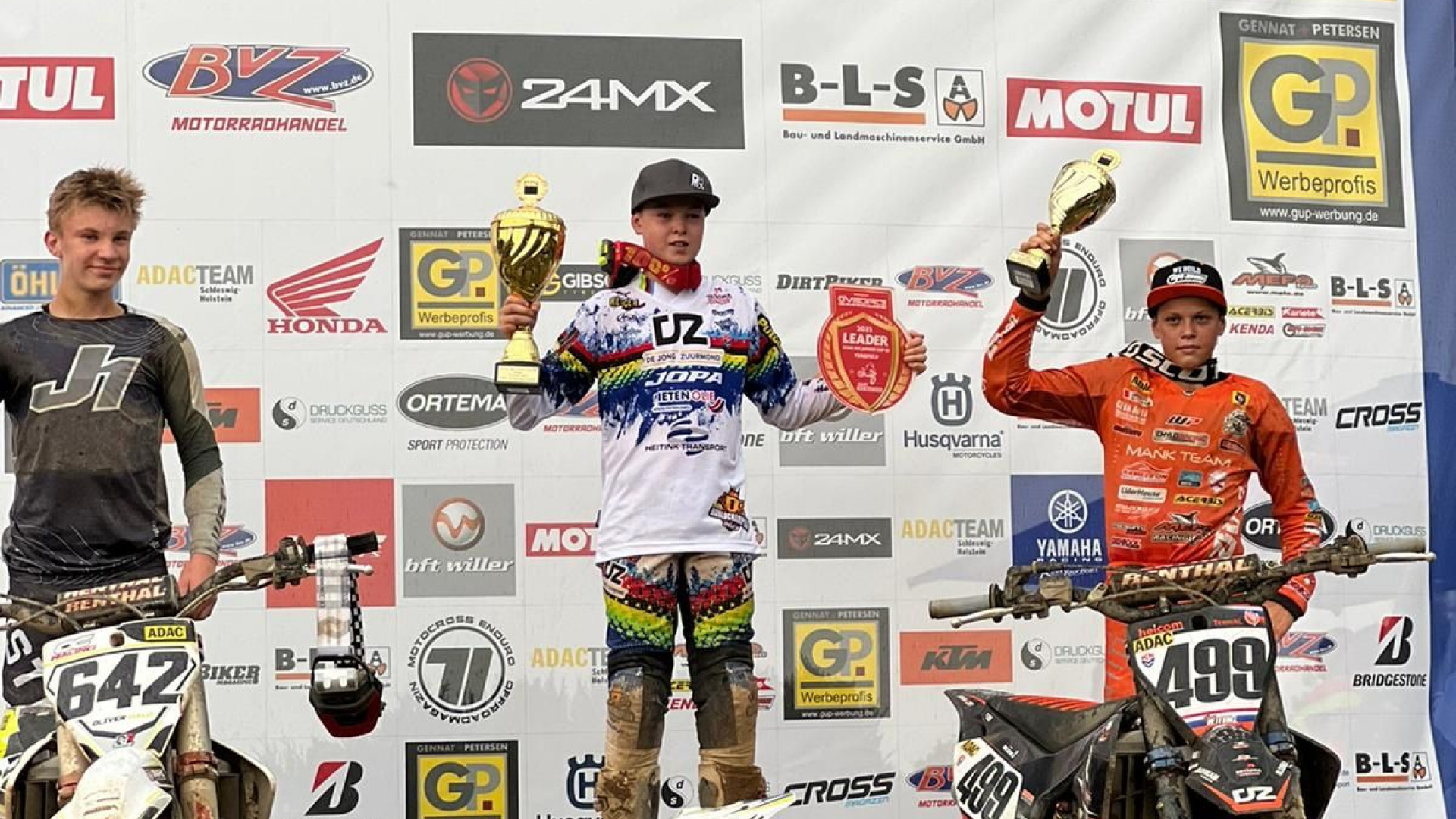 Foto: Dani Heitink wint Adac 85cc in Tensfeld.