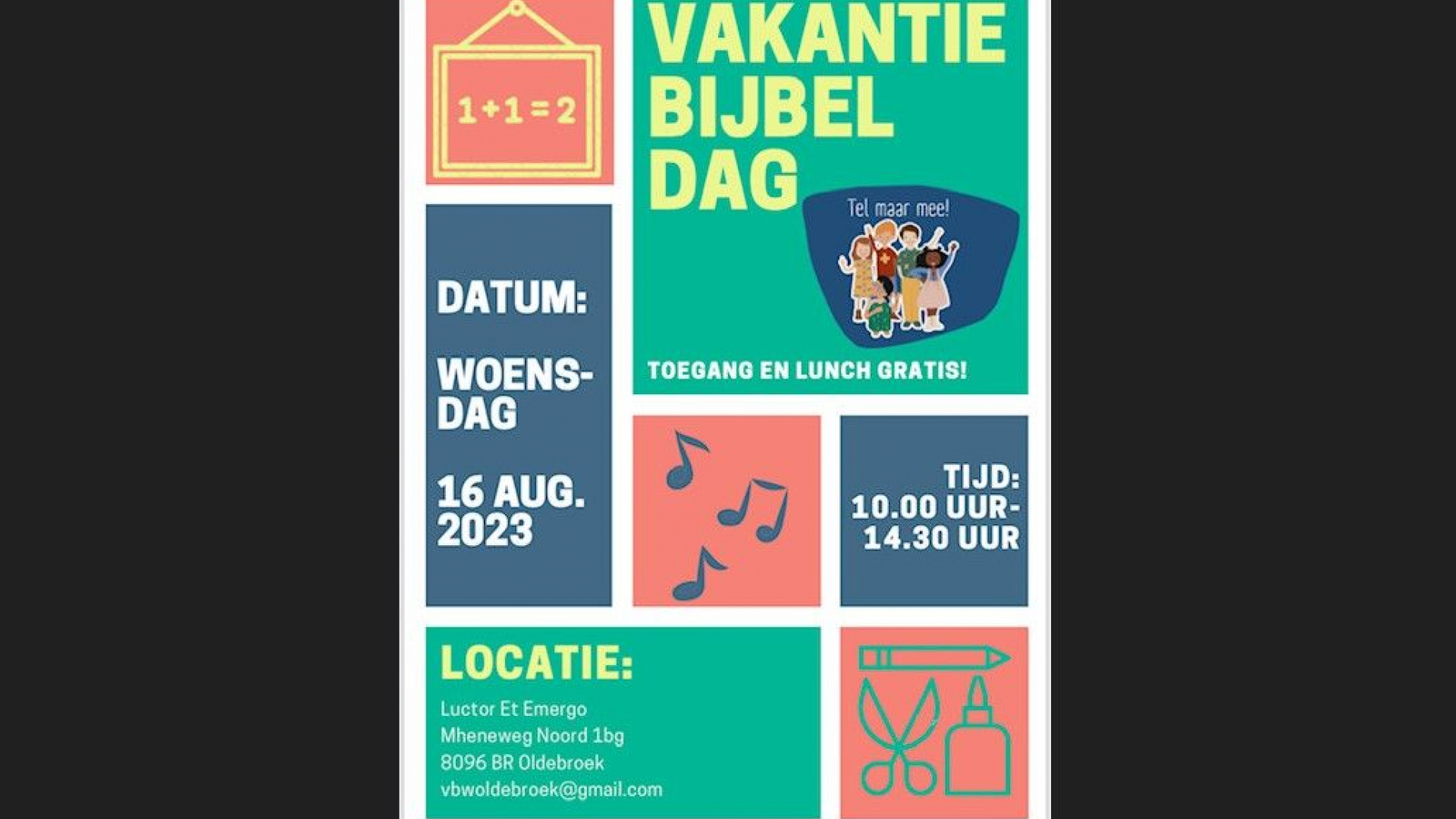 Foto: Vakantie Bijbel Dag in Oldebroek