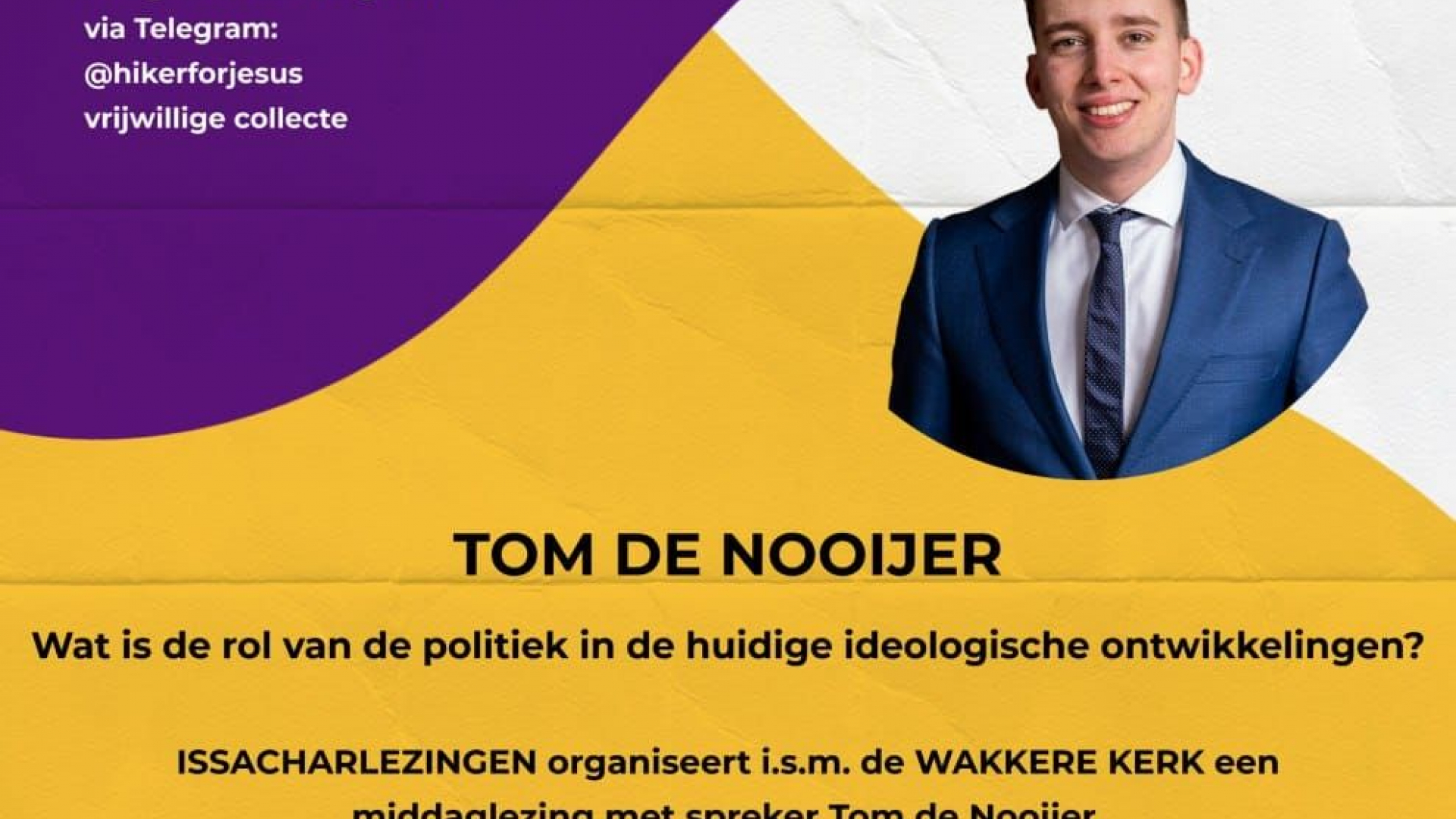 Foto: Lezing Tom de Nooijer bij landelijke dag Wakkere Kerk op 9 september