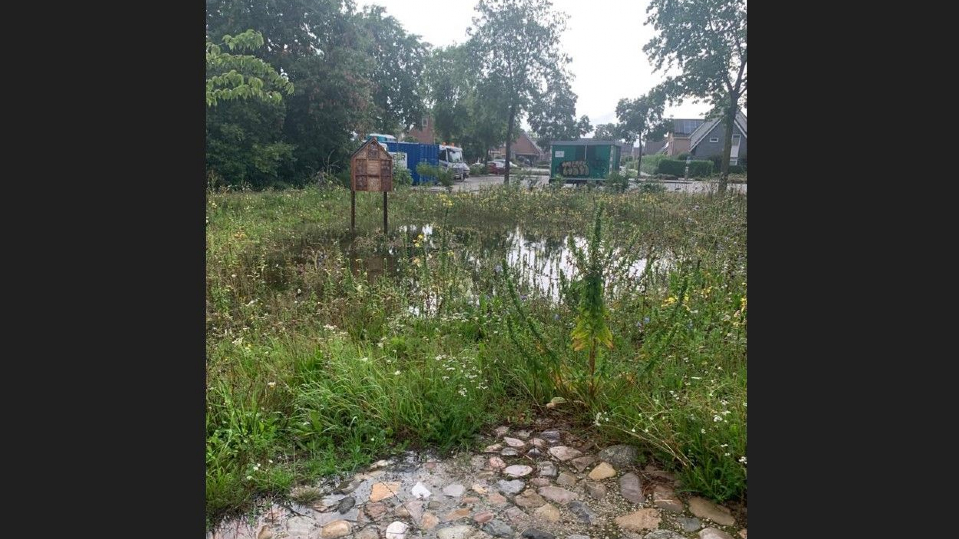 Foto: Wadi Wezeper Veste voor het eerst vol
