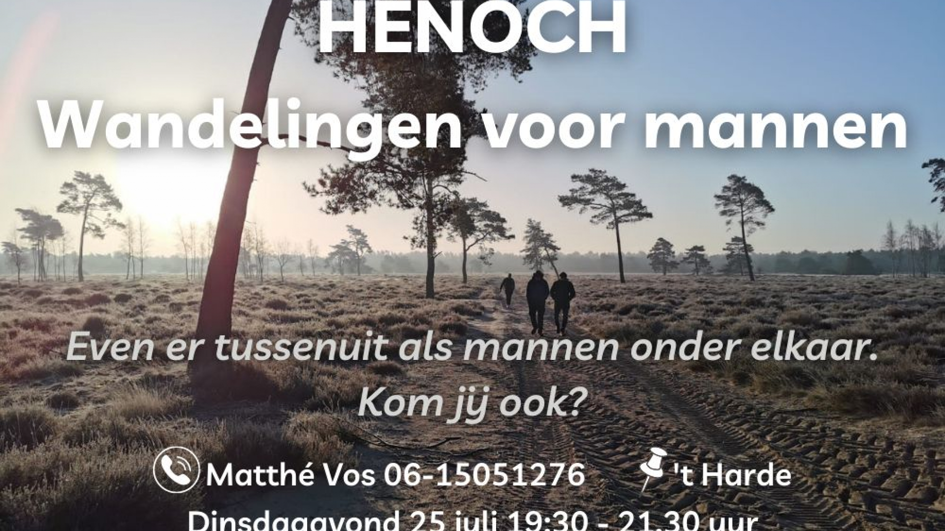 Foto: HENOCH Mannen-wandelingen