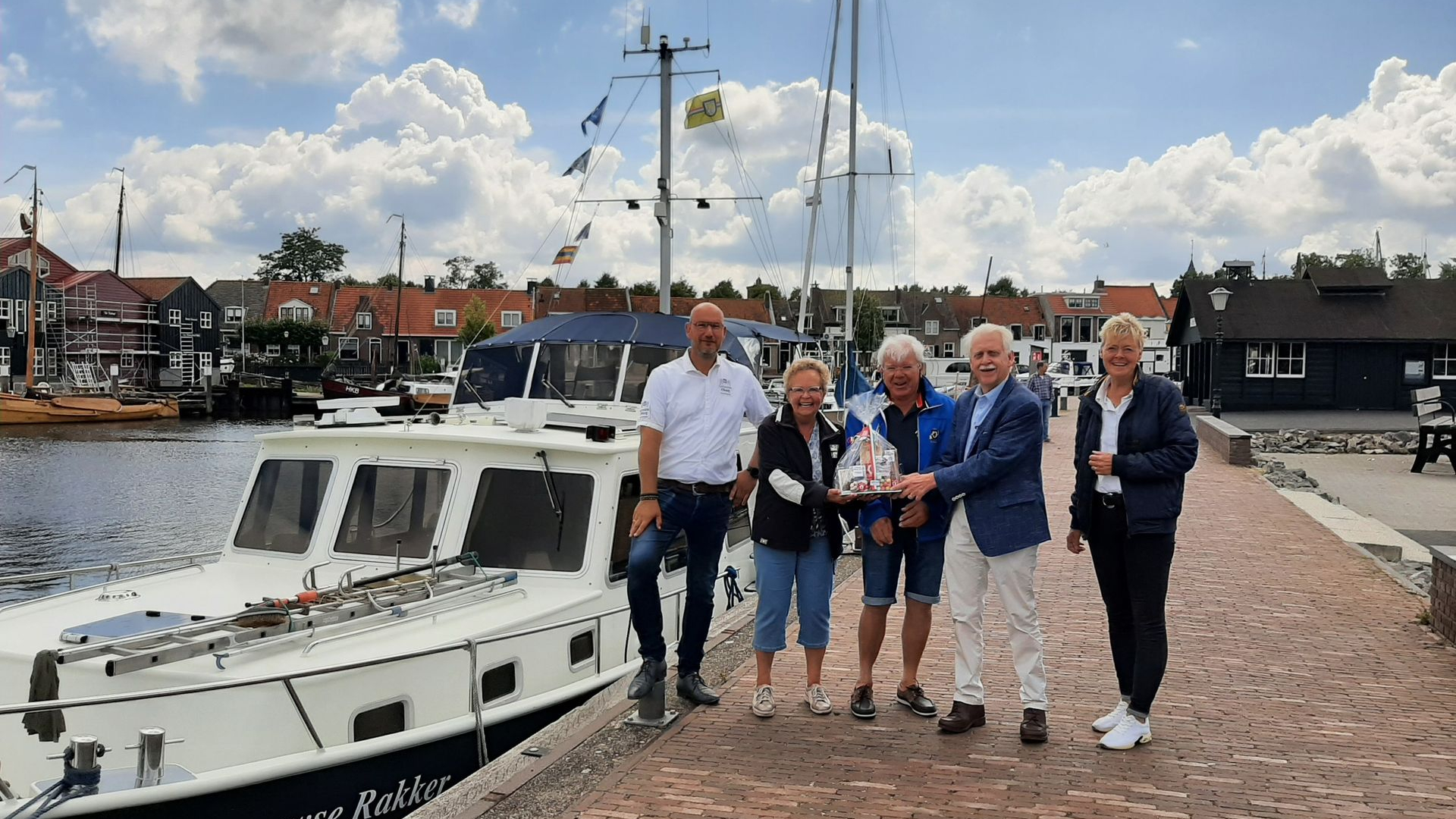 Foto: 5000ste passant haven Elburg