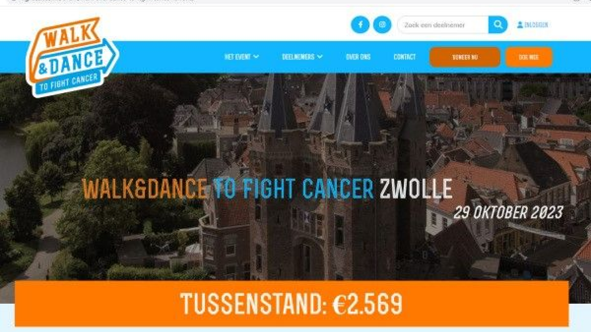 Foto: Wandelen voor een wereld zonder kanker