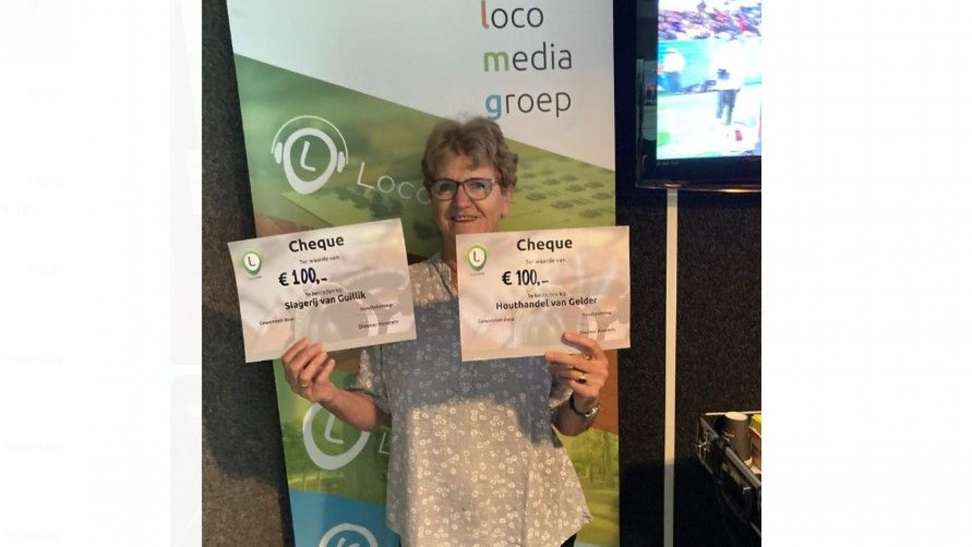 Foto: Jannie Boschman uit Wezep wint radiospelletje ‘Wie Ben Ik, Wat Ben Ik’