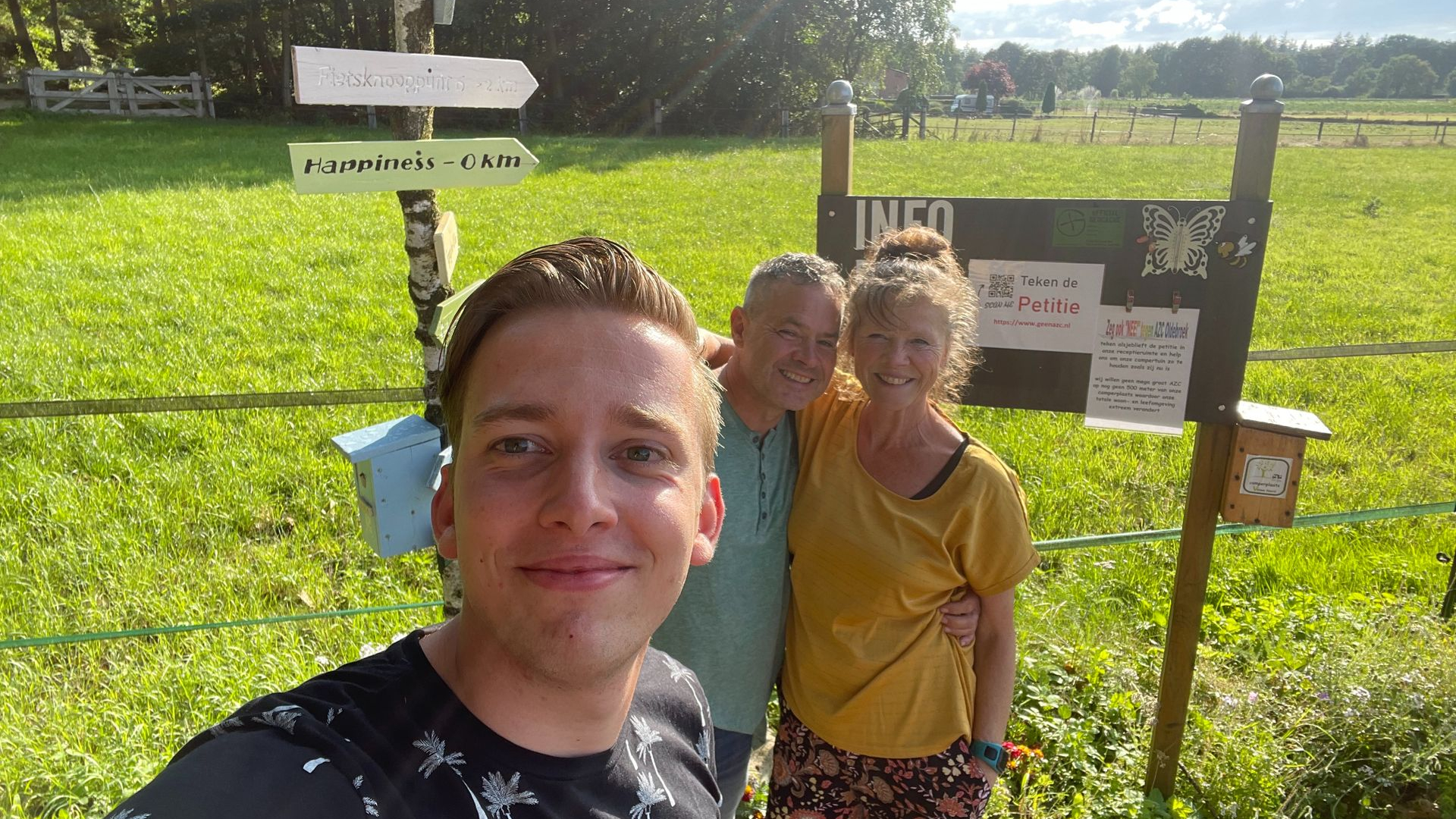 Foto: Campertuin zeer bezorgd om mogelijke komst azc