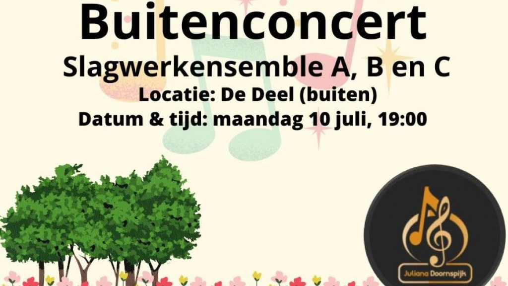 Foto: Buitenconcert CMV Juliana Doornspijk
