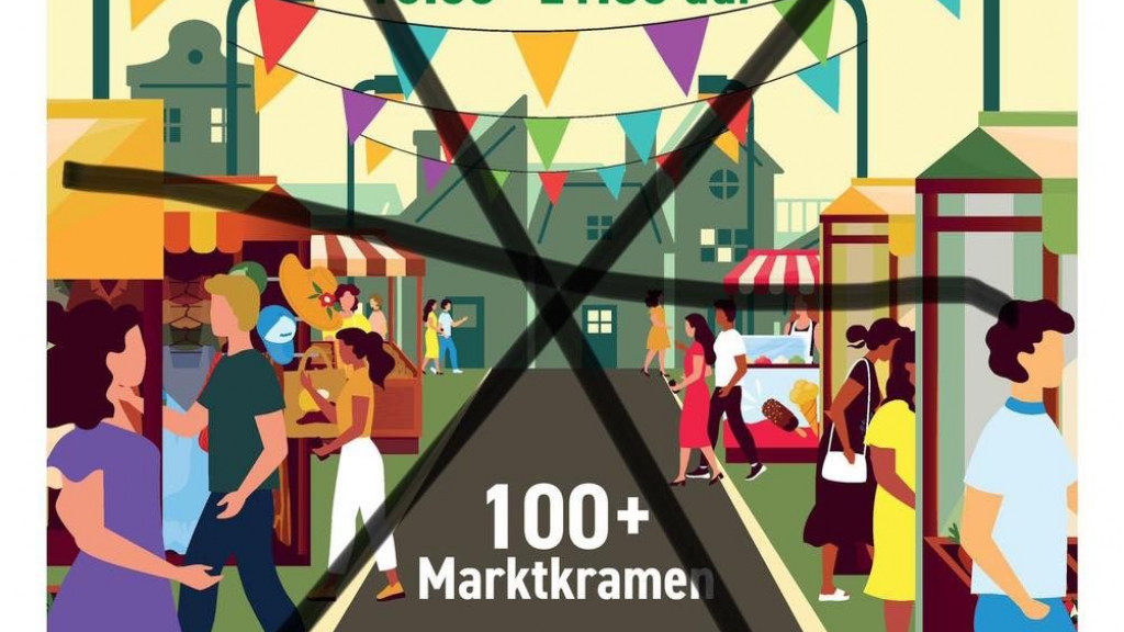 Foto: Onstuimige weersverwachting zet streep door Broekermarkt 2023