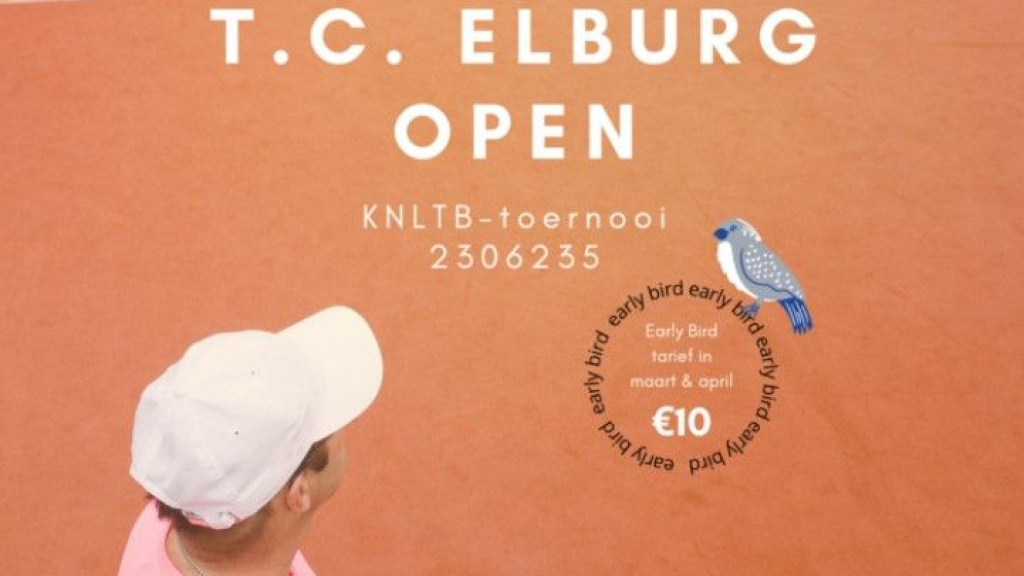 Foto: Open tennistoernooi van Tennisclub Elburg