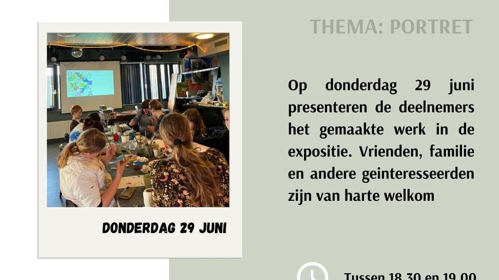 Foto: Expositie Art Club in het Tienerhonk
