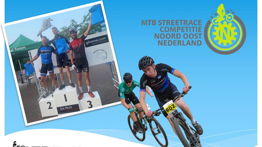 Foto: Rick Bos wint  tweede etappe van de MTB Streetrace Competitie Noord / Oost Nederland