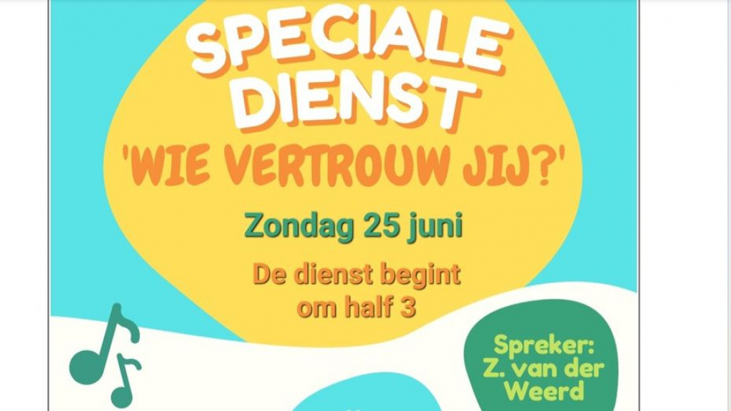 Foto: Aangepaste dienst in de Goede Herderkerk