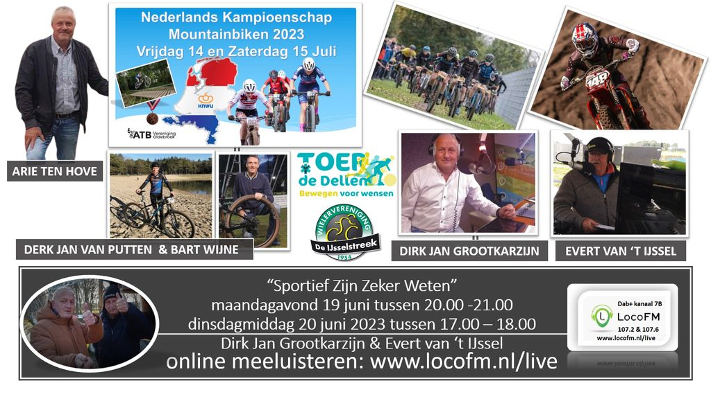 Foto: Wielrennen, NK Mountainbiken, Motocross Sportief Zijn Zeker Weten
