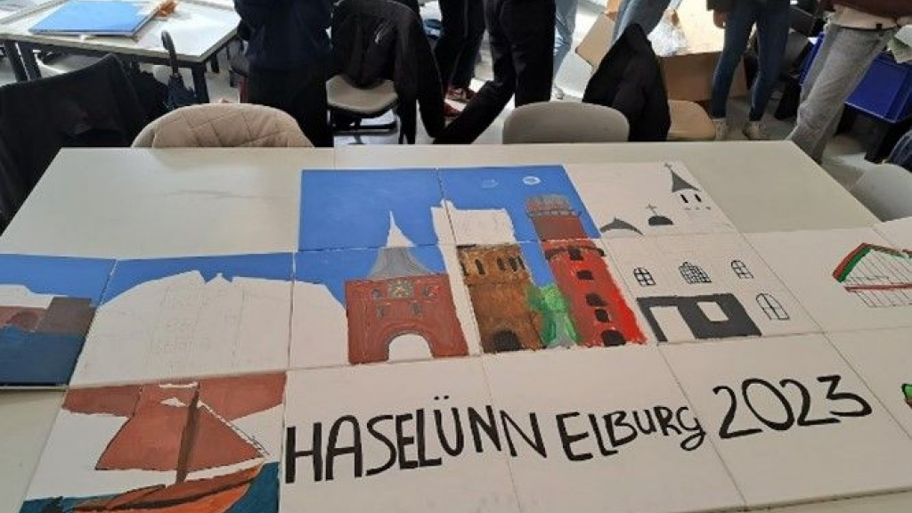 Foto: Geslaagde uitwisseling tussen scholieren uit Elburg en Haselhünne