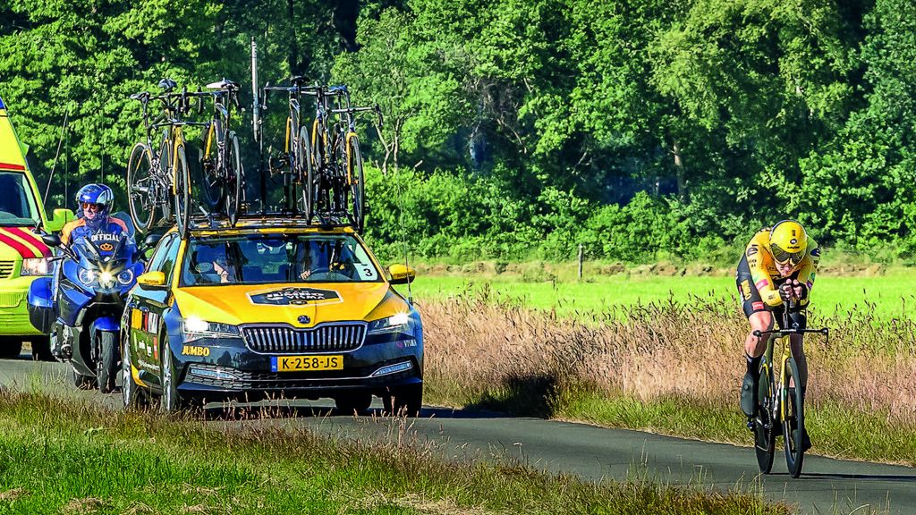Foto: Nederlands Kampioenschap Tijdrijden dit jaar dwars door Elspeet en Vierhouten