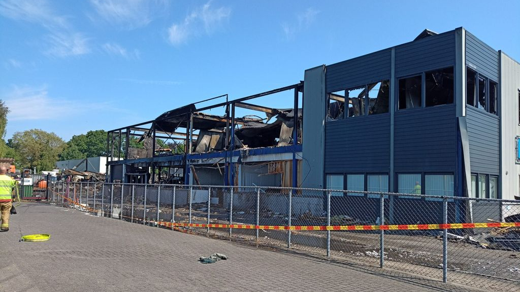 Foto: De grote brand op het Noorderbreedte, een dag later