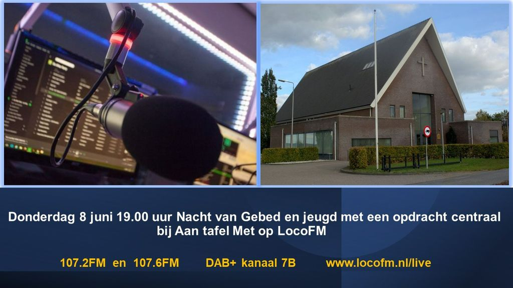 Foto: Nacht van Gebed en jeugd met een opdracht centraal bij Aan Tafel Met LocoFM
